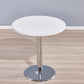 Modern Wooden Top Dining Table for 2 Person with Metal Pedestal Base