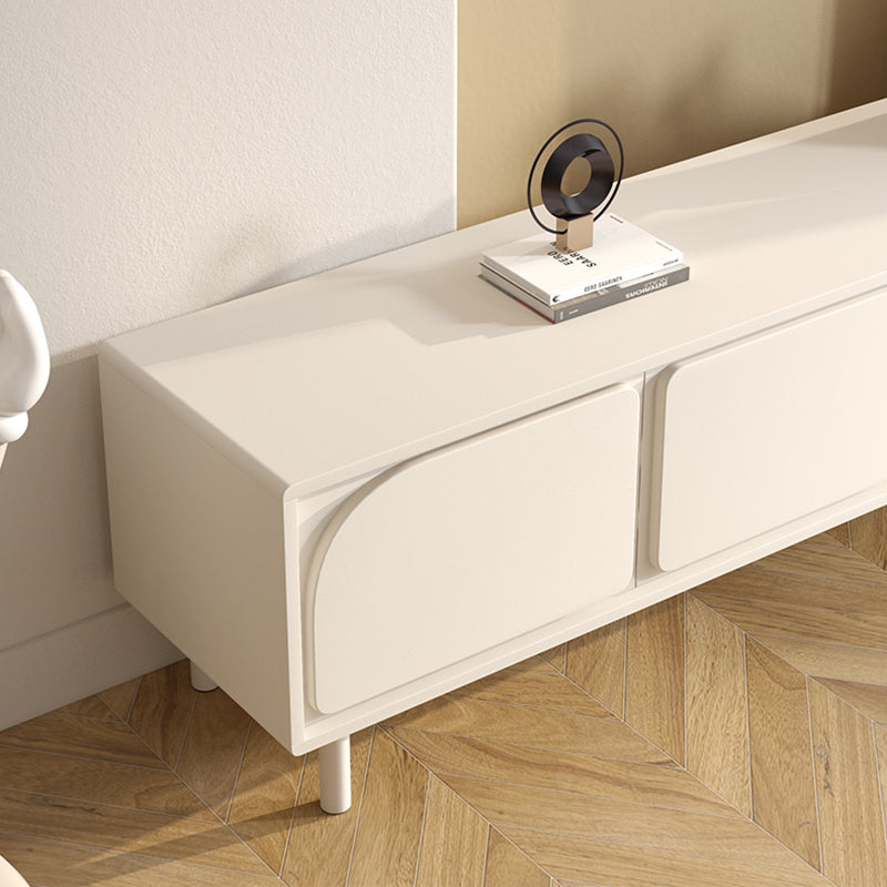 Contemporary TV Stand Console White Media Console for Living Room Clearhalo 'furn' 'furn_tv_stands_entertainment_centers' 'Furniture' 'Living Room Furniture' 'TV Stands & Entertainment Centers' 'TV Stands & Media Storage Furniture' 'tv_stands_entertainment_centers' 7710240