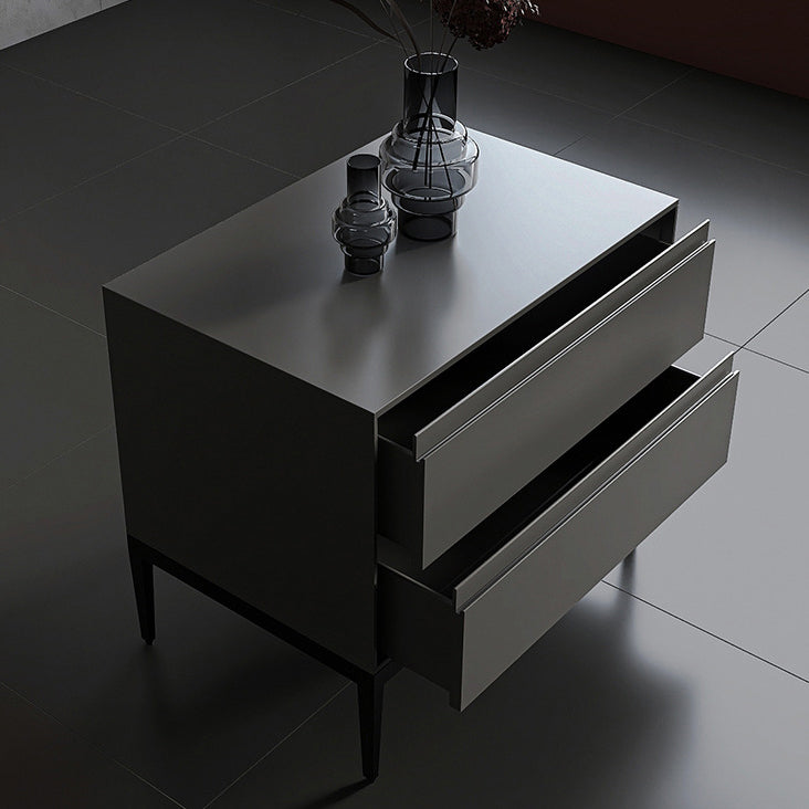 Stocker Storage Modern Accent Table table de chevet antique Finishing Litching Stringand