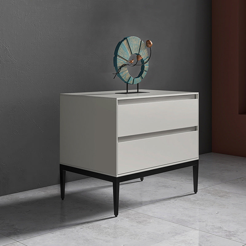 Stocker Storage Modern Accent Table table de chevet antique Finishing Litching Stringand