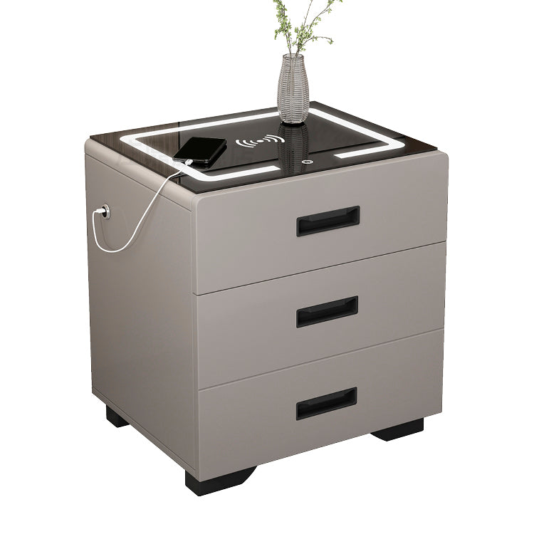 Mesa de acento contemporánea Cama de vidrio Cama de vidrio para dormitorio