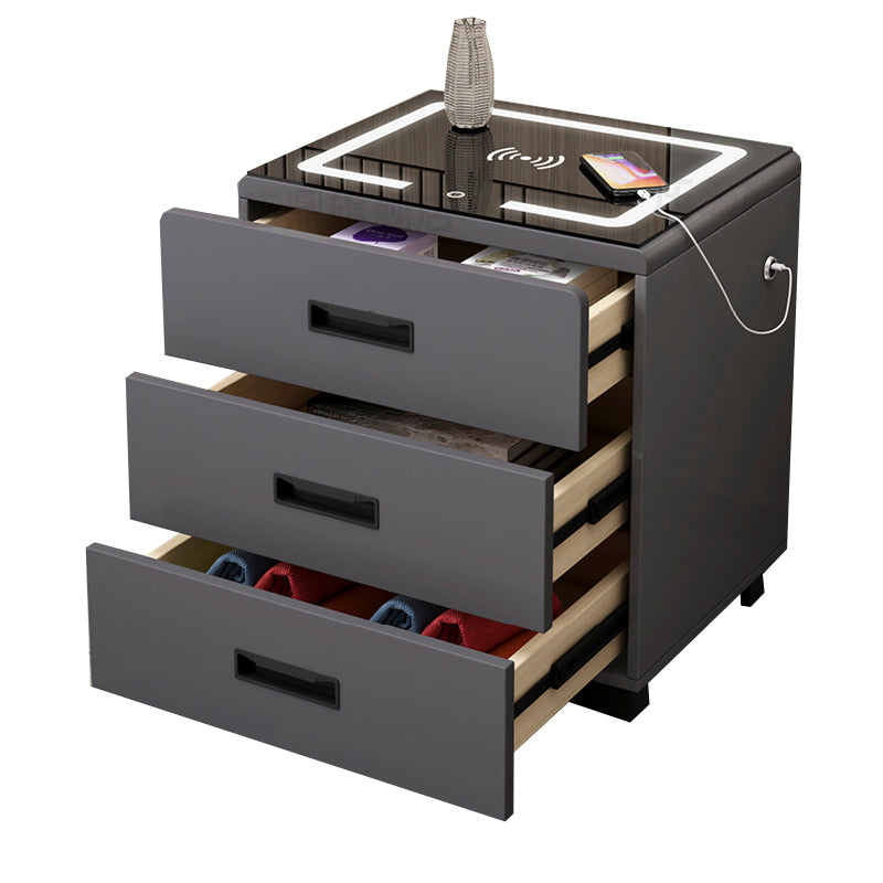 Mesa de acento contemporánea Cama de vidrio Cama de vidrio para dormitorio