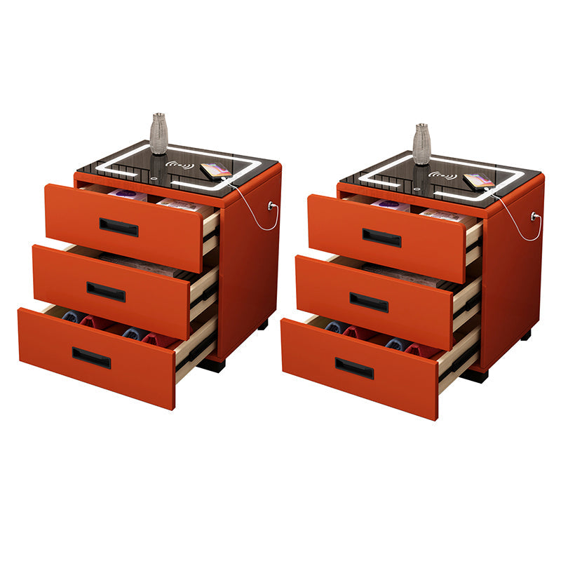 Mesa de acento contemporánea Cama de vidrio Cama de vidrio para dormitorio