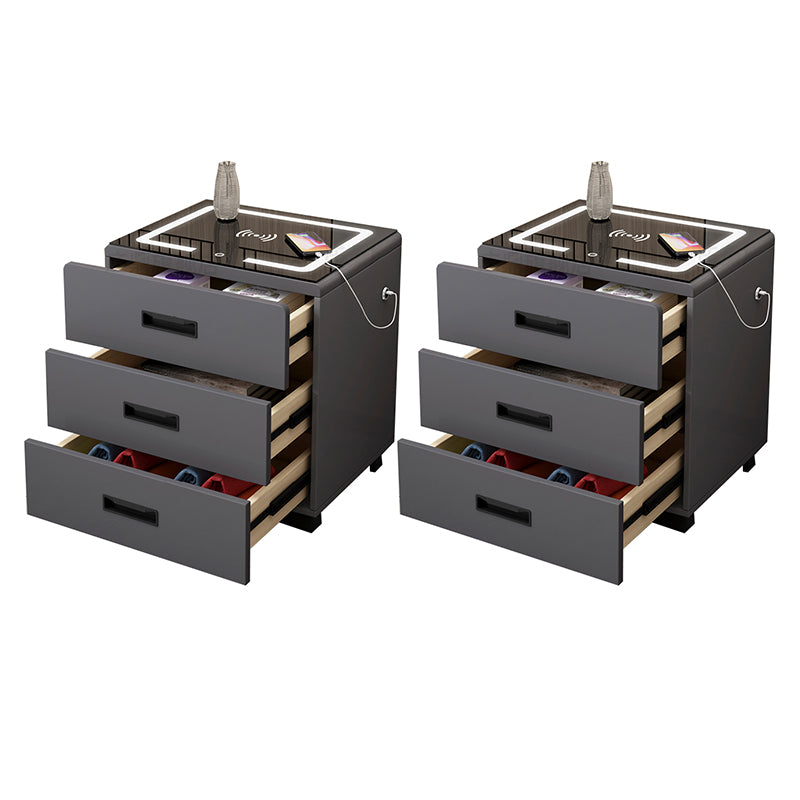 Mesa de acento contemporánea Cama de vidrio Cama de vidrio para dormitorio