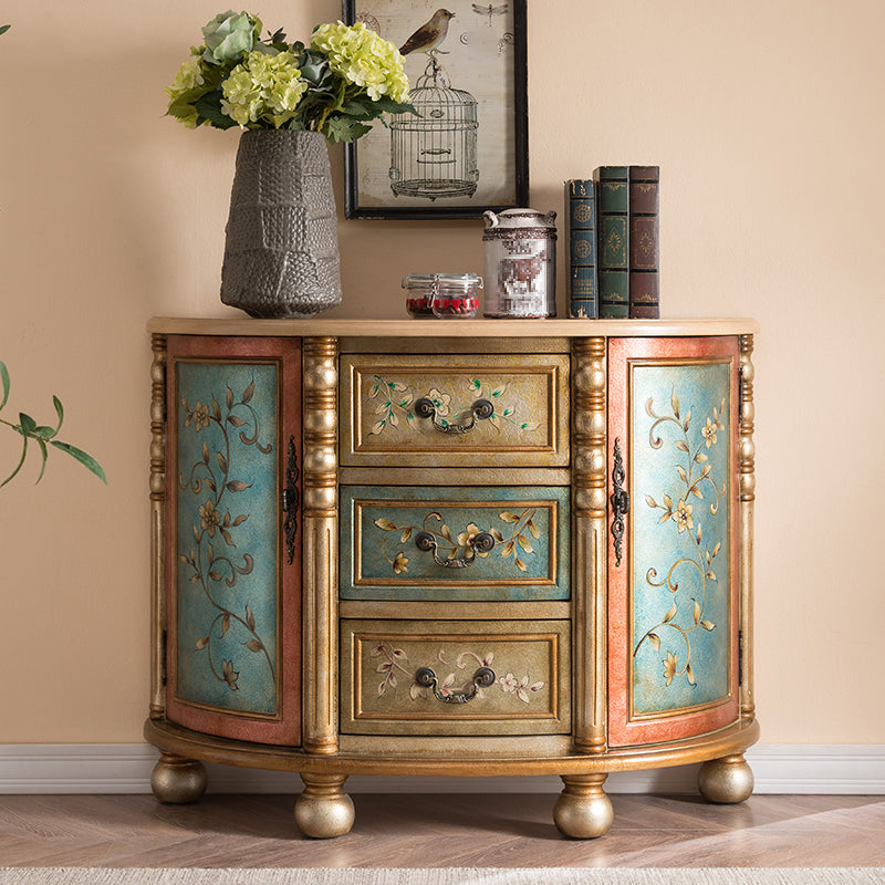 Comò in legno massiccio tradizionale cassettiera del torace con cassetti 3/4/5