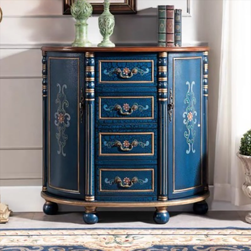 Comò in legno massiccio tradizionale cassettiera del torace con cassetti 3/4/5