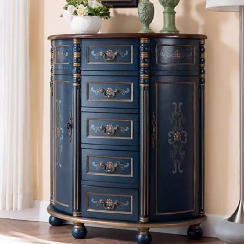 Comò in legno massiccio tradizionale cassettiera del torace con cassetti 3/4/5