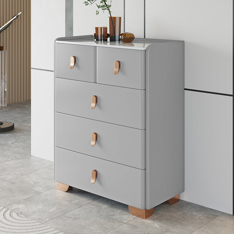 Stone Dresser Classic Glam Storage Chest Dresser with 4/5/6/7/8 Drawers Clearhalo 'Bedroom Furniture' 'Dressers & Chests' 'dressers_chests' 'furn' 'furn_dressers_chests' 'Furniture' 7710395