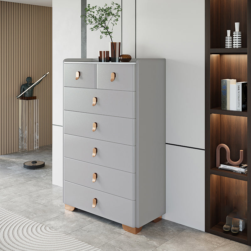 Stone Dresser Classic Glam Storage Chest Dresser with 4/5/6/7/8 Drawers Clearhalo 'Bedroom Furniture' 'Dressers & Chests' 'dressers_chests' 'furn' 'furn_dressers_chests' 'Furniture' 7710399