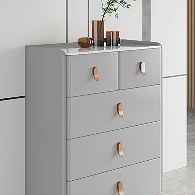 Stone Dresser Classic Glam Storage Chest Dresser with 4/5/6/7/8 Drawers Clearhalo 'Bedroom Furniture' 'Dressers & Chests' 'dressers_chests' 'furn' 'furn_dressers_chests' 'Furniture' 7710405