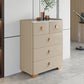 Stone Dresser Classic Glam Storage Chest Dresser with 4/5/6/7/8 Drawers Khaki 5 Clearhalo 'Bedroom Furniture' 'Dressers & Chests' 'dressers_chests' 'furn' 'furn_dressers_chests' 'Furniture' 7710408
