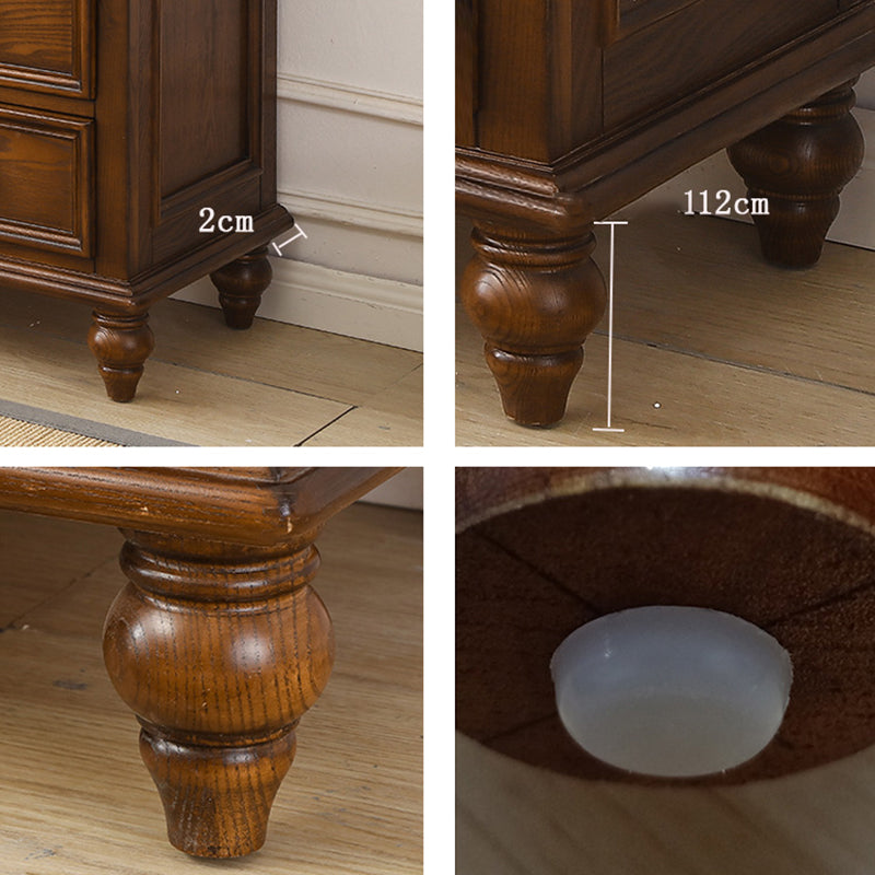 Madera sólida de almacenamiento tradicional con el cofre de almacenamiento con 3/4/5/6/7/8/9/10 cajones