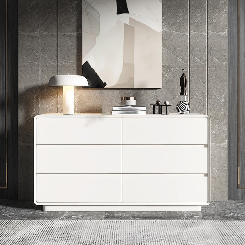 Manufactured Wood Dresser Modern Storage Chest Dresser with 5/6/8/9 Drawers White Clearhalo 'Bedroom Furniture' 'Dressers & Chests' 'dressers_chests' 'furn' 'furn_dressers_chests' 'Furniture' 7710518