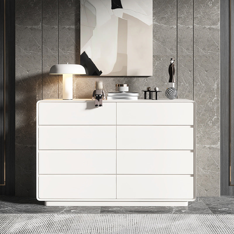 Manufactured Wood Dresser Modern Storage Chest Dresser with 5/6/8/9 Drawers White Clearhalo 'Bedroom Furniture' 'Dressers & Chests' 'dressers_chests' 'furn' 'furn_dressers_chests' 'Furniture' 7710525