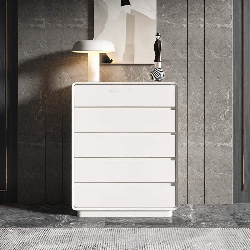 Manufactured Wood Dresser Modern Storage Chest Dresser with 5/6/8/9 Drawers White Clearhalo 'Bedroom Furniture' 'Dressers & Chests' 'dressers_chests' 'furn' 'furn_dressers_chests' 'Furniture' 7710530