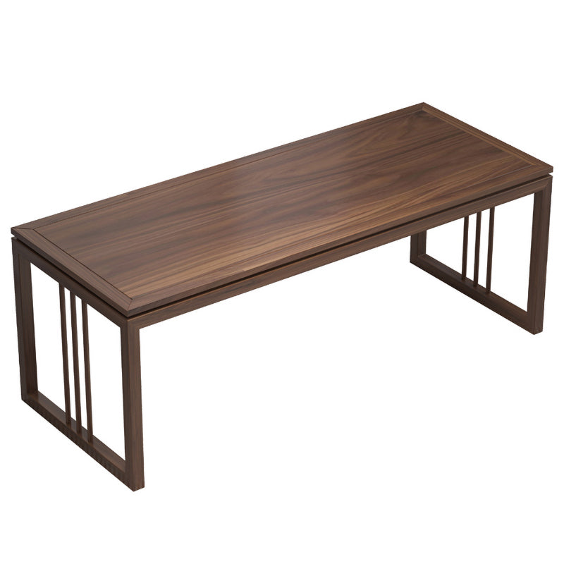 Scrivania per lo studio in legno massiccio scrivania rettangolare slitta, 29,5 "h