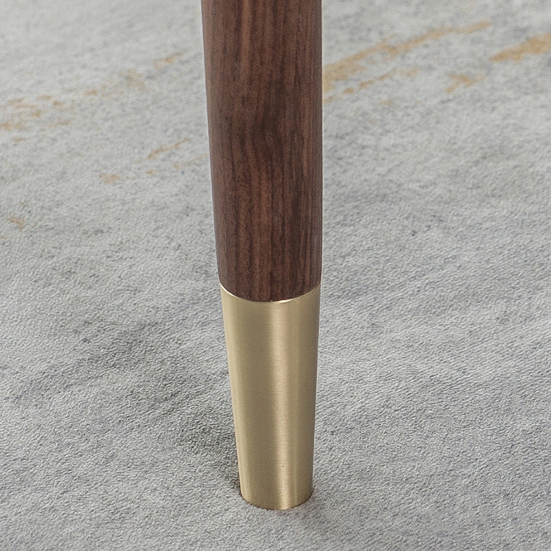 Tavolo da laptop a forma di rettangolare Distanza di scrittura in legno in marrone