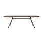 Modern Style Metal Legs Office Desk Home Writing Desk,29.5-inch High