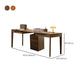 Table de bureau en bois massif moderne Home Writing Desk avec 5 tiroirs