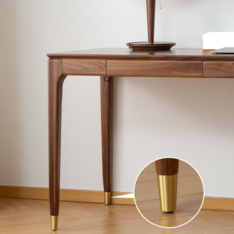 Contemporary Solid Wood Writing Desk Living Room Rectangular Office Desk Clearhalo 'furn' 'furn_office_desk' 'Furniture' 'Office Desks' 'Office Furniture' 'office_desk' 7710841