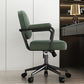 Contemporary Arm Office Chair Desk Chair with Wheels for Bedroom