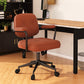 Contemporary Arm Office Chair Desk Chair with Wheels for Bedroom