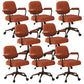 Contemporary Arm Office Chair Desk Chair with Wheels for Bedroom