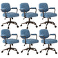 Contemporary Arm Office Chair Desk Chair with Wheels for Bedroom