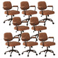 Contemporary Arm Office Chair Desk Chair with Wheels for Bedroom