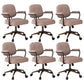 Contemporary Arm Office Chair Desk Chair with Wheels for Bedroom
