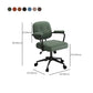 Contemporary Arm Office Chair Desk Chair with Wheels for Bedroom