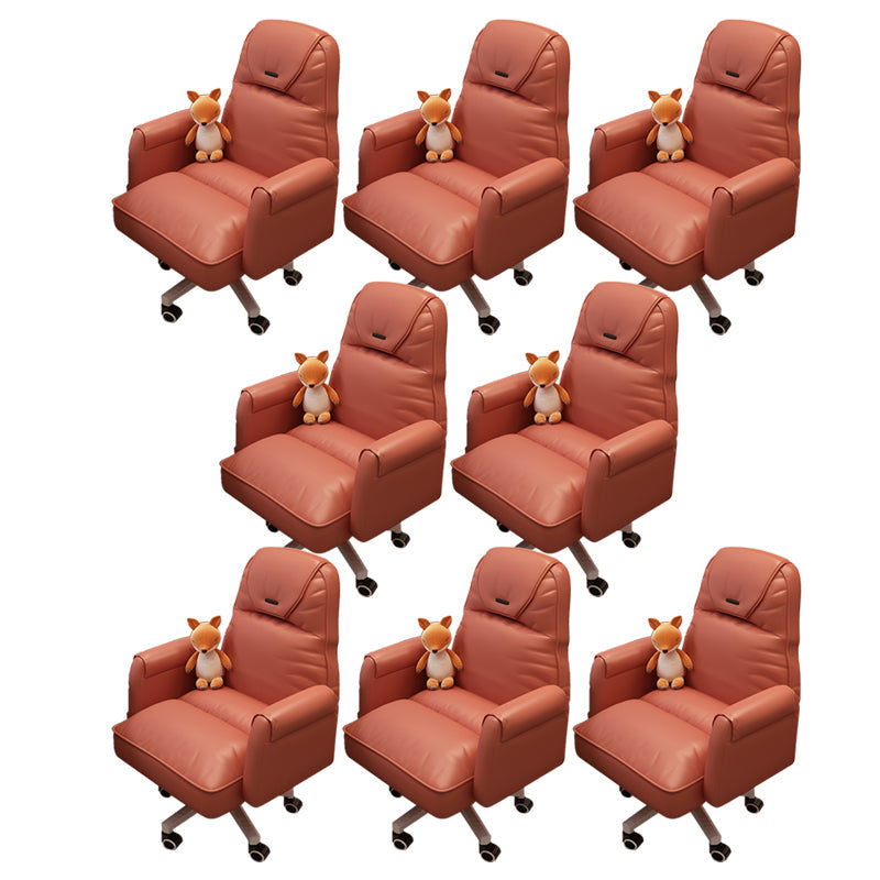 Sedia da ufficio moderna altezza del sedile regolabile nessuna sedia da scivolo angosciante con ruote