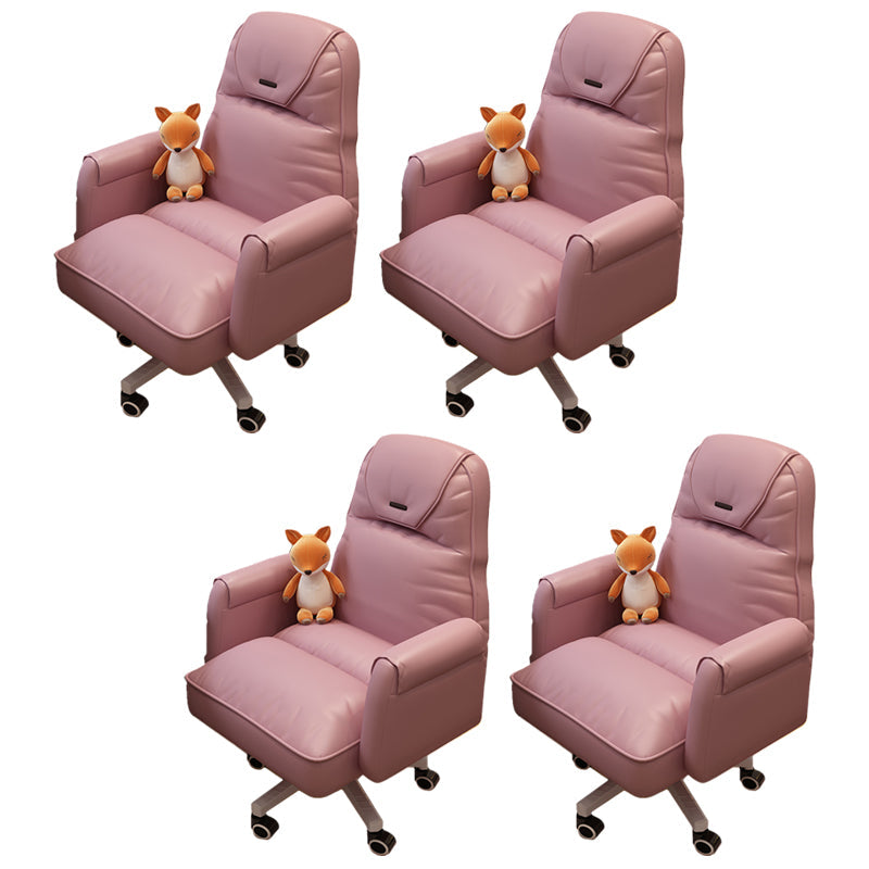 Sedia da ufficio moderna altezza del sedile regolabile nessuna sedia da scivolo angosciante con ruote