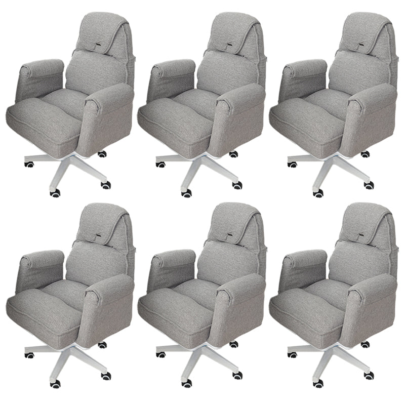 Sedia da ufficio moderna altezza del sedile regolabile nessuna sedia da scivolo angosciante con ruote