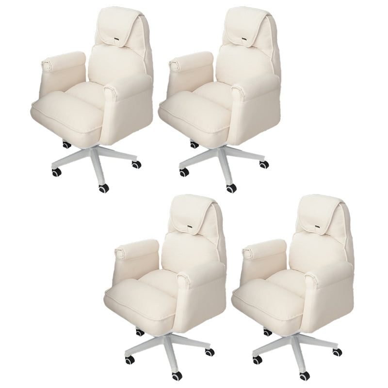 Sedia da ufficio moderna altezza del sedile regolabile nessuna sedia da scivolo angosciante con ruote