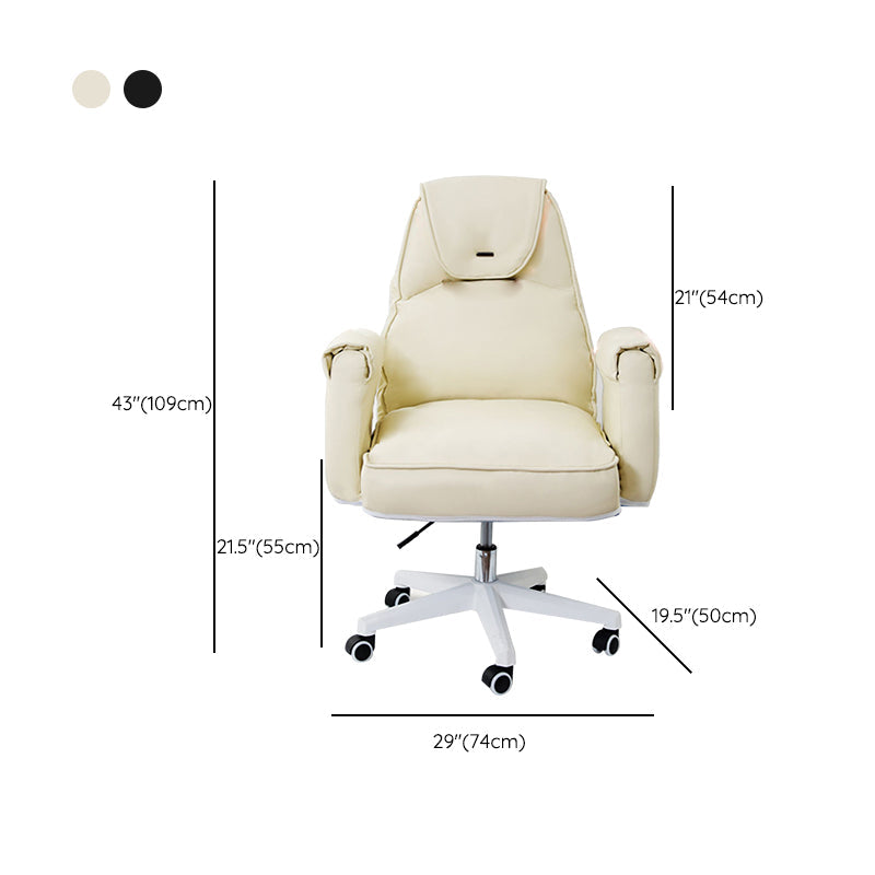 モダンオフィスチェア調整可能なシートの高さ、ホイール付きの苦痛なスライドチェア