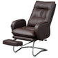 Modern Armless Office Chair Leather No Distressing No Wheels Ergonomic Desk Chair Clearhalo 'furn' 'furn_office_chair' 'Furniture' 'Office Chairs' 'Office Furniture' 'office_chair' 7711043