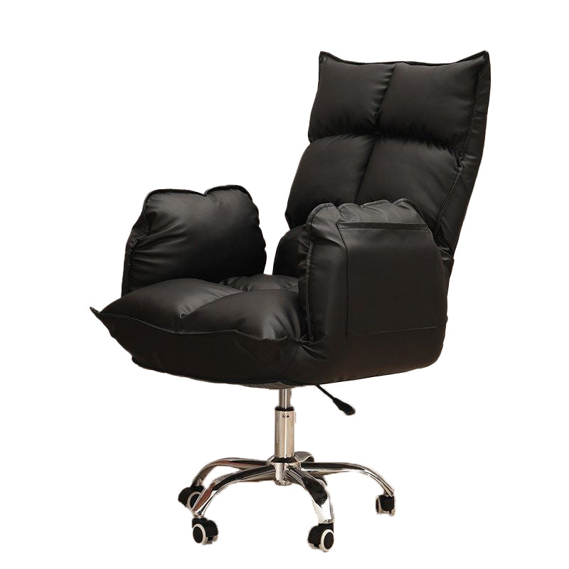 Modern Desk Chair Slide Adjustable Seat Height Office Chair with Wheels