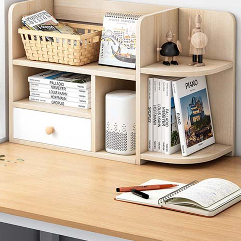 Closed Back Bookshelf Engineered Wood Contemporary Bookcase with Shelves Clearhalo 'Bookcases' 'furn' 'furn_bookcases' 'Furniture' 'Office Furniture' 7711385