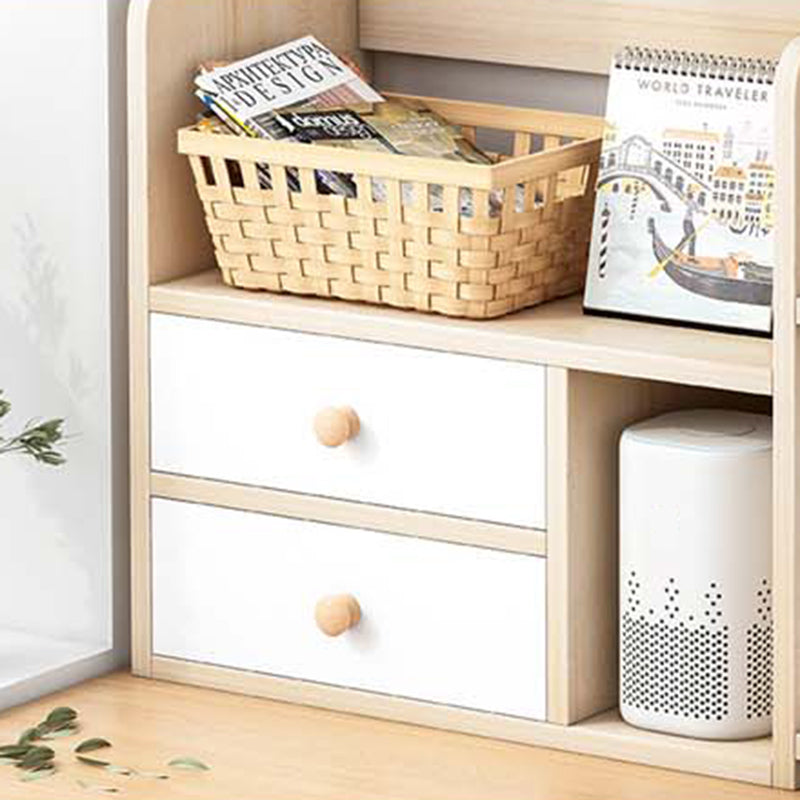 Closed Back Bookshelf Engineered Wood Contemporary Bookcase with Shelves Clearhalo 'Bookcases' 'furn' 'furn_bookcases' 'Furniture' 'Office Furniture' 7711387