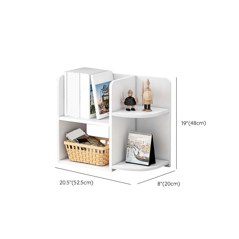 Closed Back Bookshelf Engineered Wood Contemporary Bookcase with Shelves Clearhalo 'Bookcases' 'furn' 'furn_bookcases' 'Furniture' 'Office Furniture' 7711392