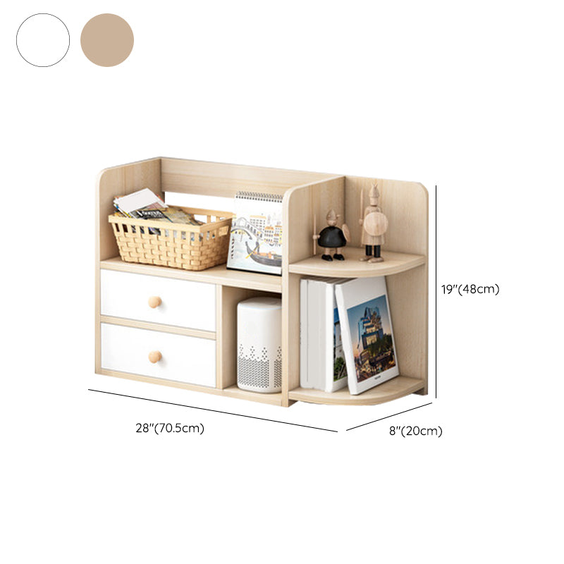 Closed Back Bookshelf Engineered Wood Contemporary Bookcase with Shelves Clearhalo 'Bookcases' 'furn' 'furn_bookcases' 'Furniture' 'Office Furniture' 7711397