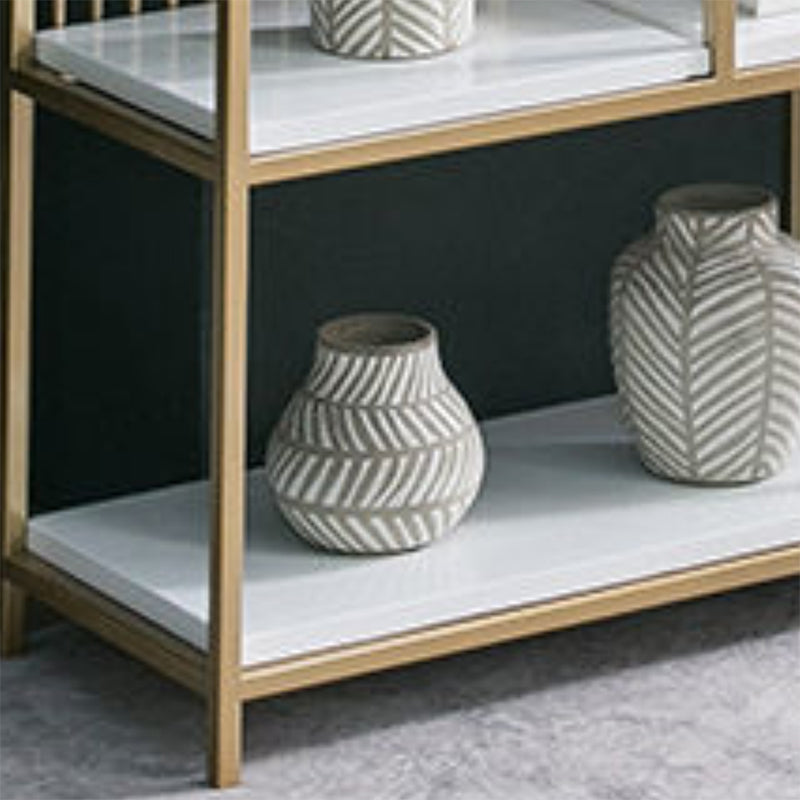 Glam Plank BOEKKAST Metal Open Back Bookshelf voor Home Office