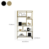 Glam Plank BOEKKAST Metal Open Back Bookshelf voor Home Office