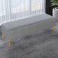Modern Bedroom Bench Solid Wood Seating Bench with Upholstered