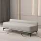 Rectangle Bedroom Bench Modern Seating Bench with Upholstered and Metal Legs Light Gray Clearhalo 'Benches' 'Chairs & Seating' 'furn' 'furn_benches' 'Furniture' 'Living Room Furniture' 7711486
