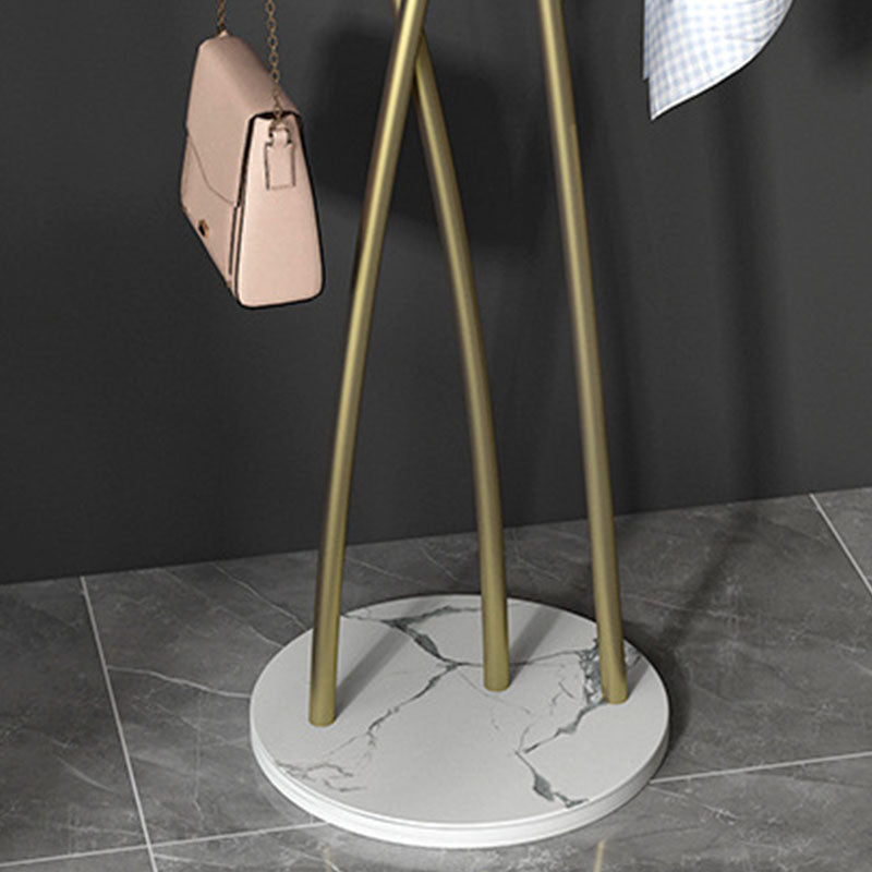 ステンレススチールコートラックフリーランディングコートラックラグジュアリーブランチホールスタンド