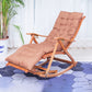 Simple Style Bamboo Rocking Chair Leisure Lounge Lazy Chair for Living Room Brown Clearhalo 'Chairs & Seating' 'furn' 'furn_rocking_chairs' 'Furniture' 'Living Room Furniture' 'Rocking Chairs' 'rocking_chairs' 7711639