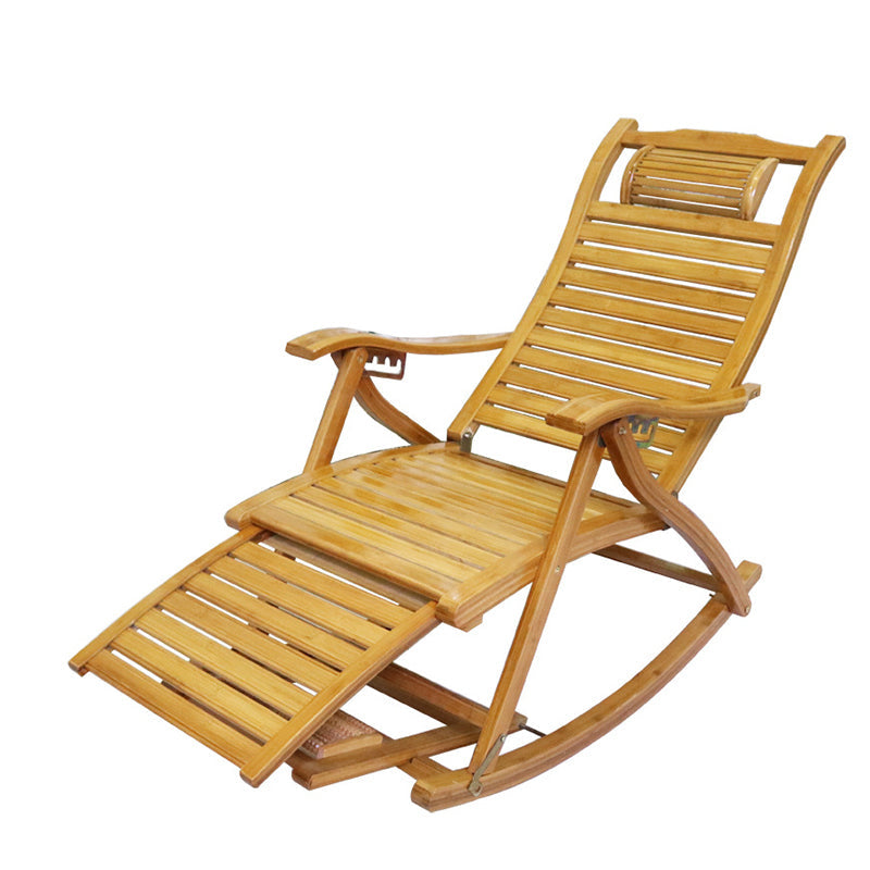 Simple Style Bamboo Rocking Chair Leisure Lounge Lazy Chair for Living Room Clearhalo 'Chairs & Seating' 'furn' 'furn_rocking_chairs' 'Furniture' 'Living Room Furniture' 'Rocking Chairs' 'rocking_chairs' 7711640