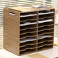 Contemporary Vertical Filing Cabinet Wooden Frame File Cabinet
